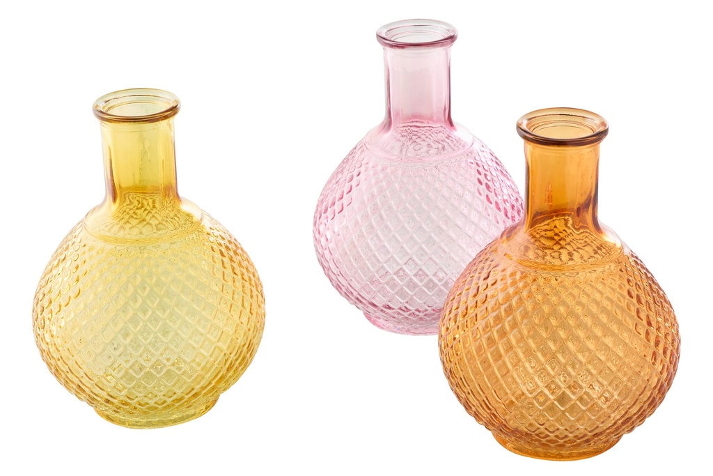 Vase Glass Multi Assortment Of