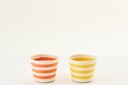 Flowerpot Striped Paper Yellow/Orange Extra