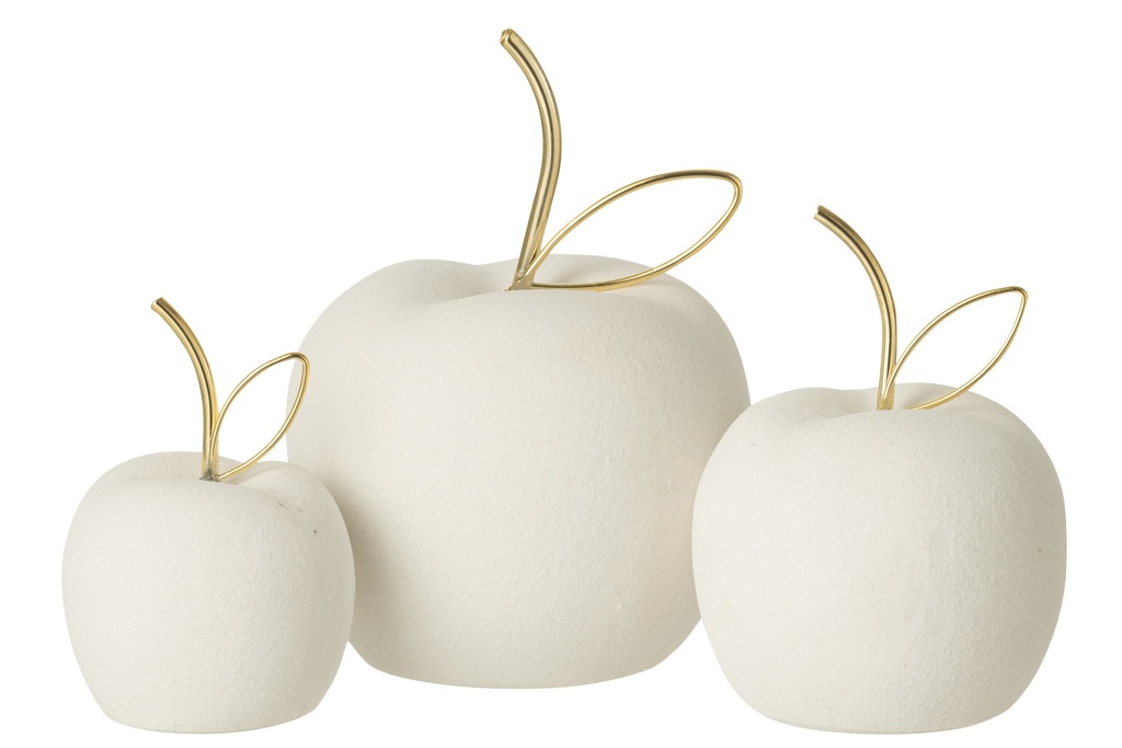 Set Of 3 Apple Sand Finish