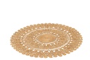 Rug Oriental Round Jute Natural