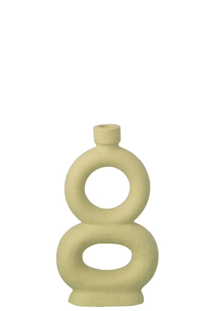 Vase Soliflore 2 Rings Stoneware