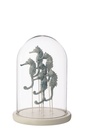 Decorative Bell Jar Seahorse Glass