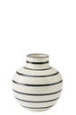 Vase Ceramic Black/White