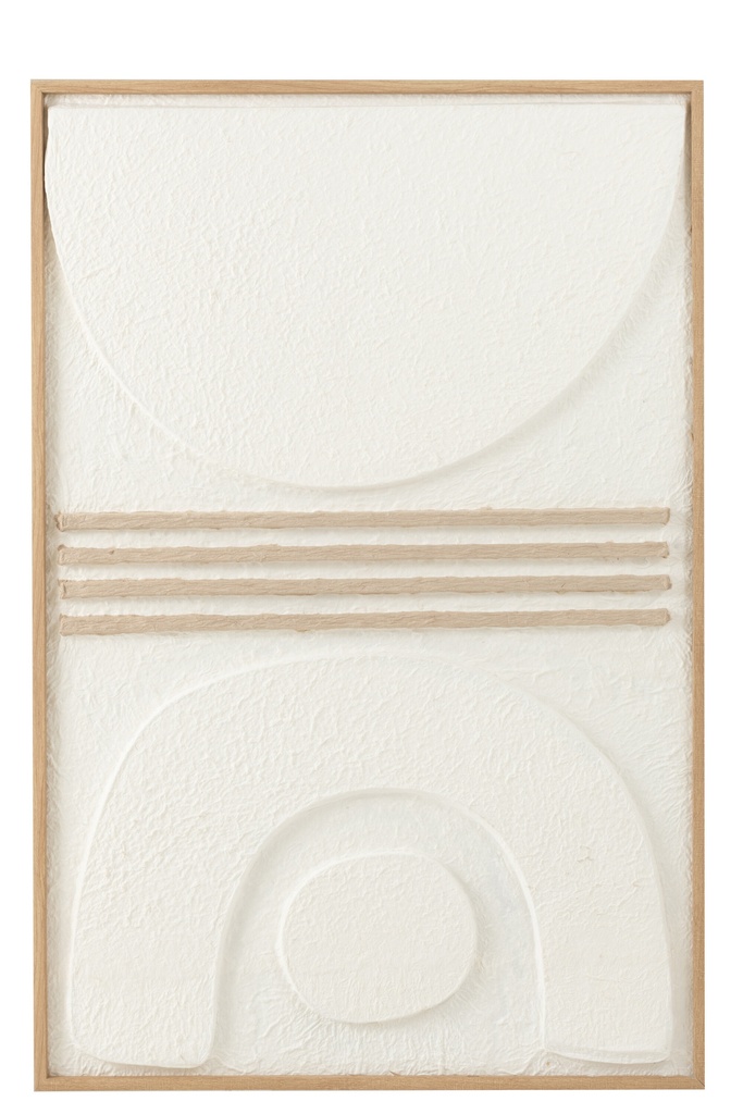 Painting Thibault Paper White/Beige