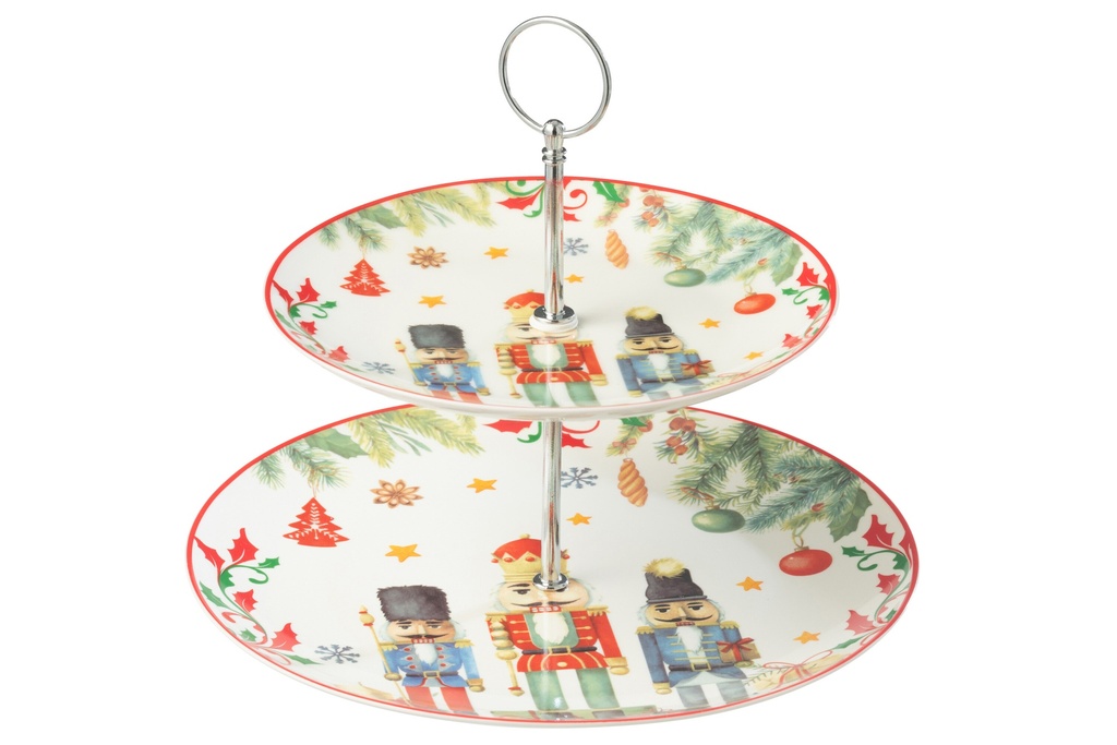 Cake Stand 2 Tier Round