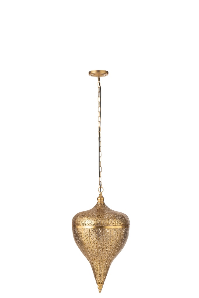 Hanging Lamp Drop Metal Gold