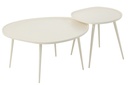 Set Of 2 Sidetables Vinta Aluminium