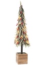 Xmas Tree+Led Artificial Snow Green/Red