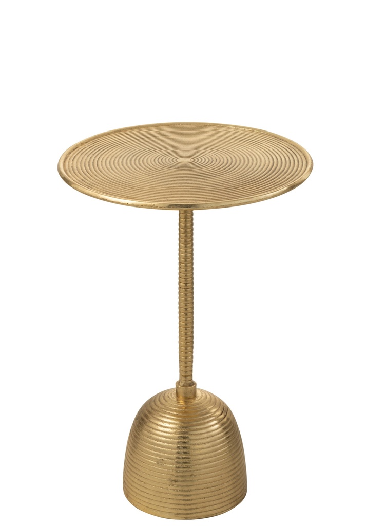 [36318] Table d'appoint Lera Aluminium Or