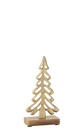 Tree On Base Aluminium/Wood Gold