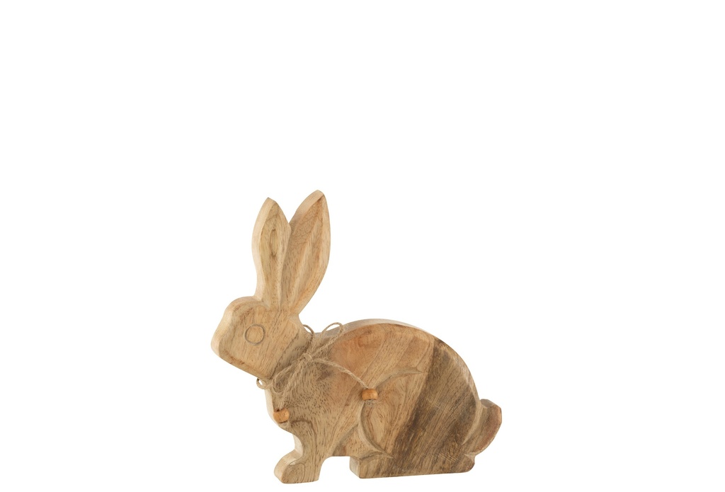Rabbit Knot Mango Wood Natural