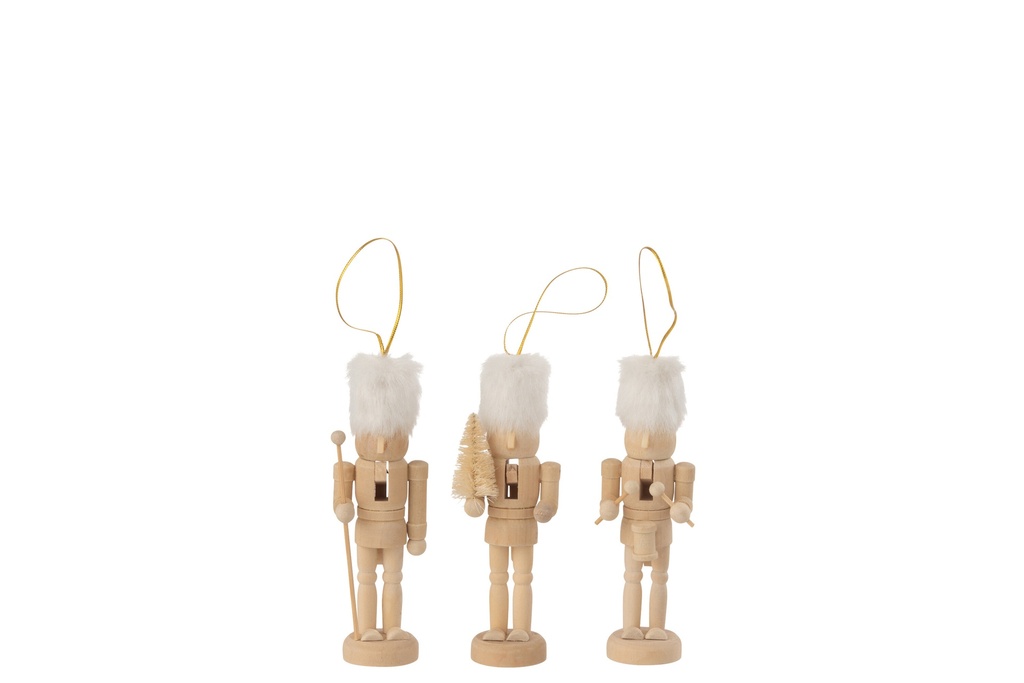 Box Of 3 Hangers Nutcrackers