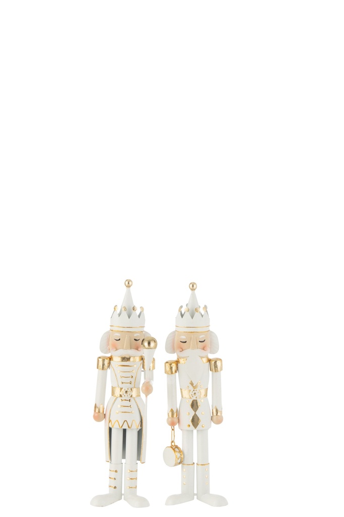 Nutcracker Iron Gold/White Small Assortment
