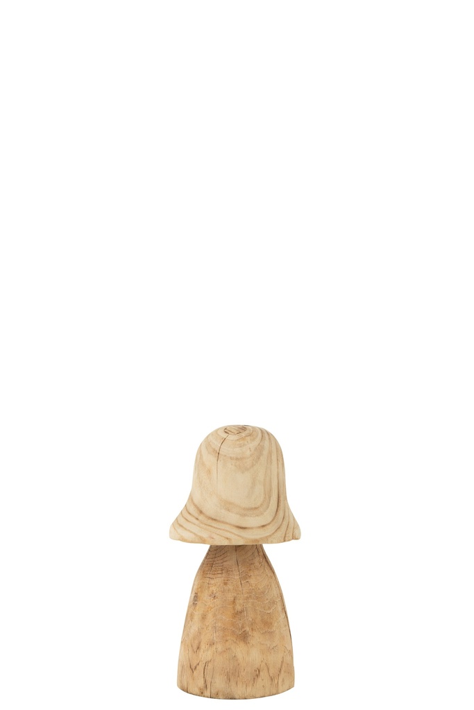 Mushroom Bell Top Natural Small