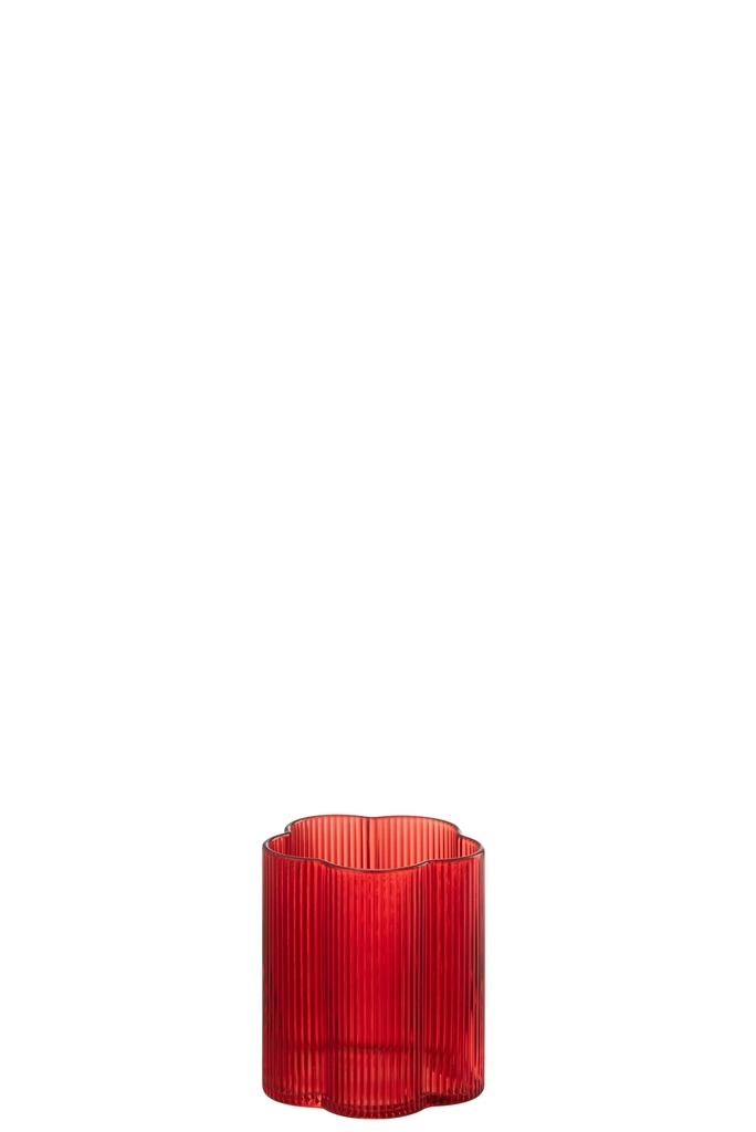 Drinkglass Fiore Glass Red