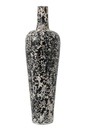 Vase Ruby Terracotta Black/White Large