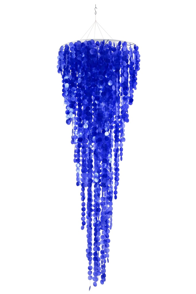 Hanger Capiz Blue Large