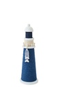 Lighthouse Decorative Rope/Pinewood Blue/White Small