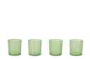 Tealight Holder Animal Print Glass