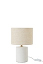 Table Lamp Pierre Ceramic White/Ecru