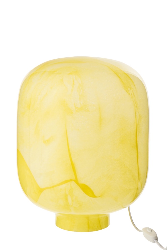 Table Lamp Bola Glass Yellow