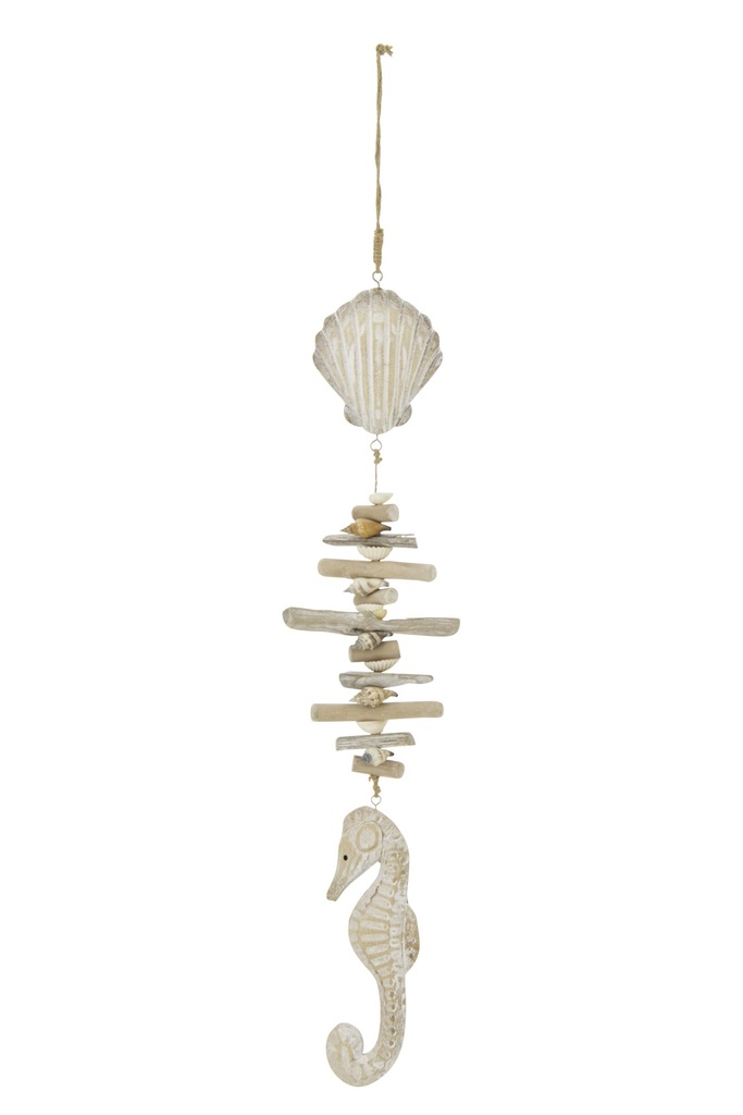Hanger Shell + Seahorse Whitewash