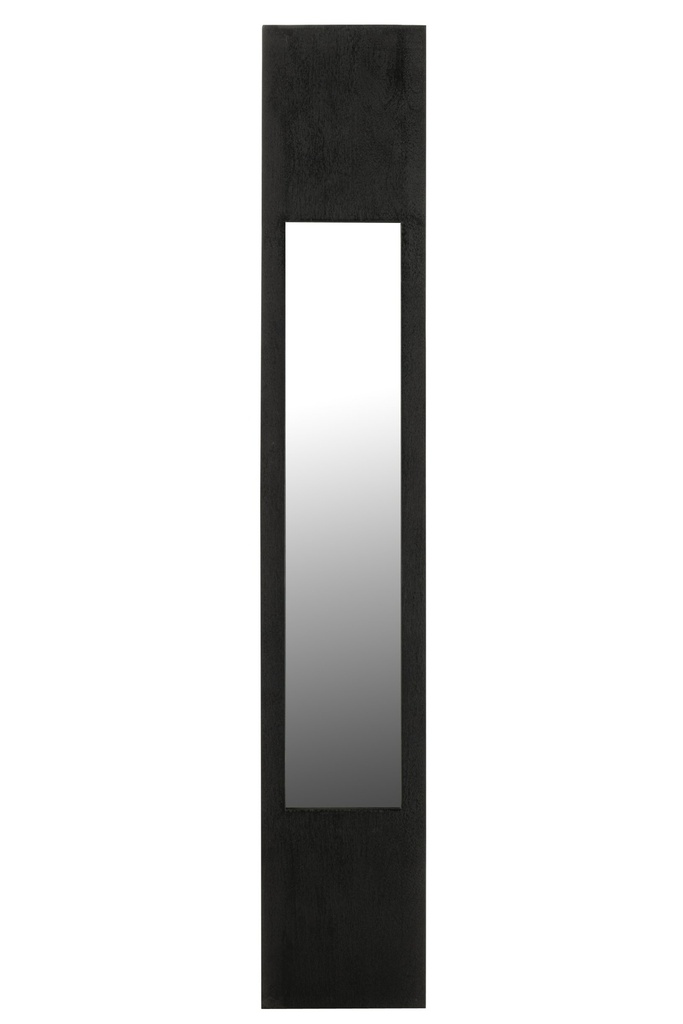 Wall Mirror Mango Wood Black