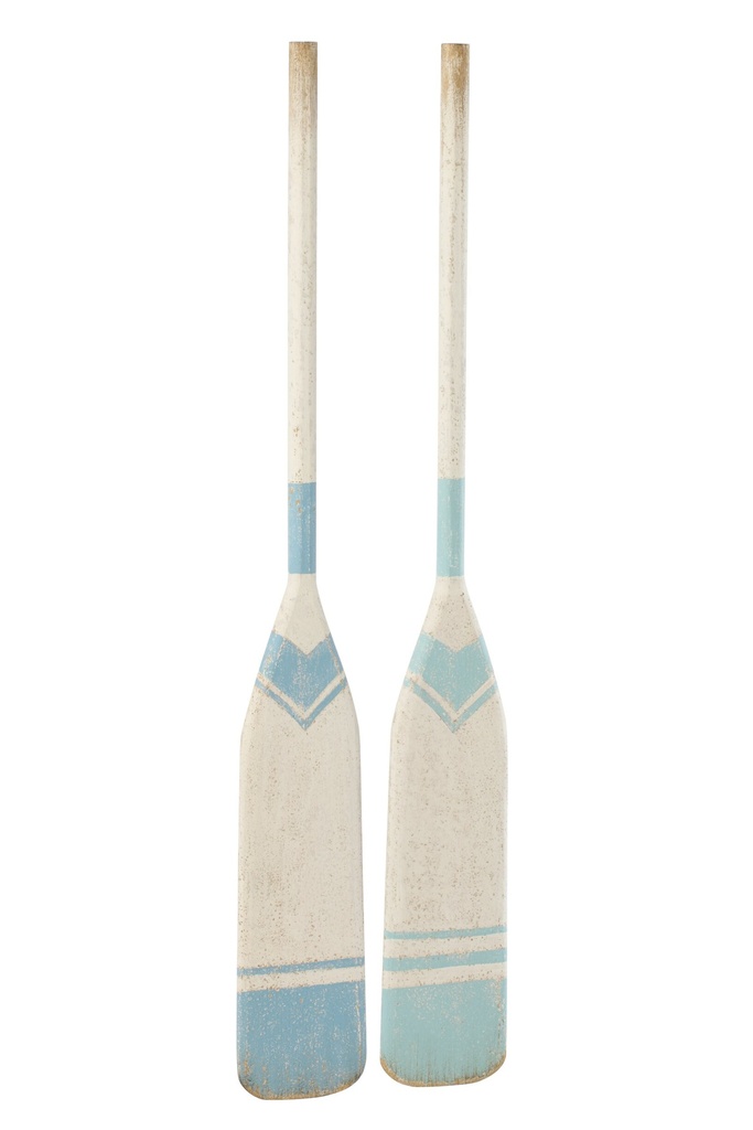 Paddle Patterns Paulownia Wood White/Light