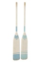 Paddle Patterns Paulownia Wood White/Light