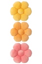 Flower Polyester Pink/Orange Assortment Of