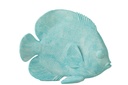 Fish Flat Polyresin Azure L