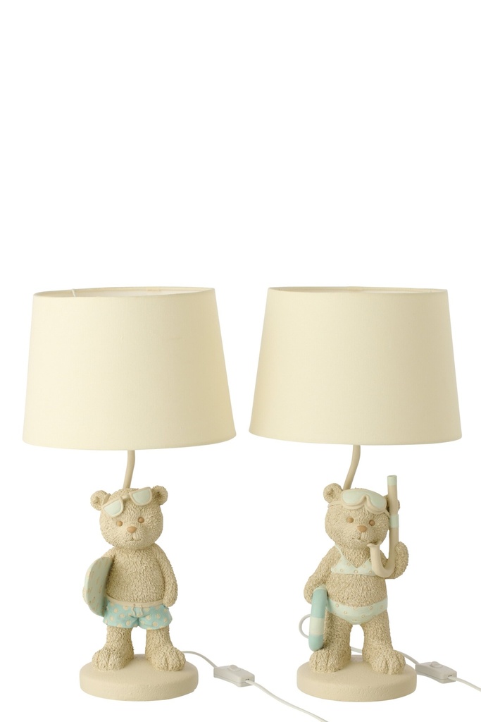 Table Lamp Bear Beach Girl/Boy