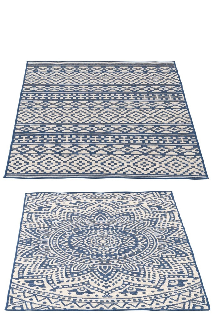 Rug Outdoor Mosaic Polypropylene Dark