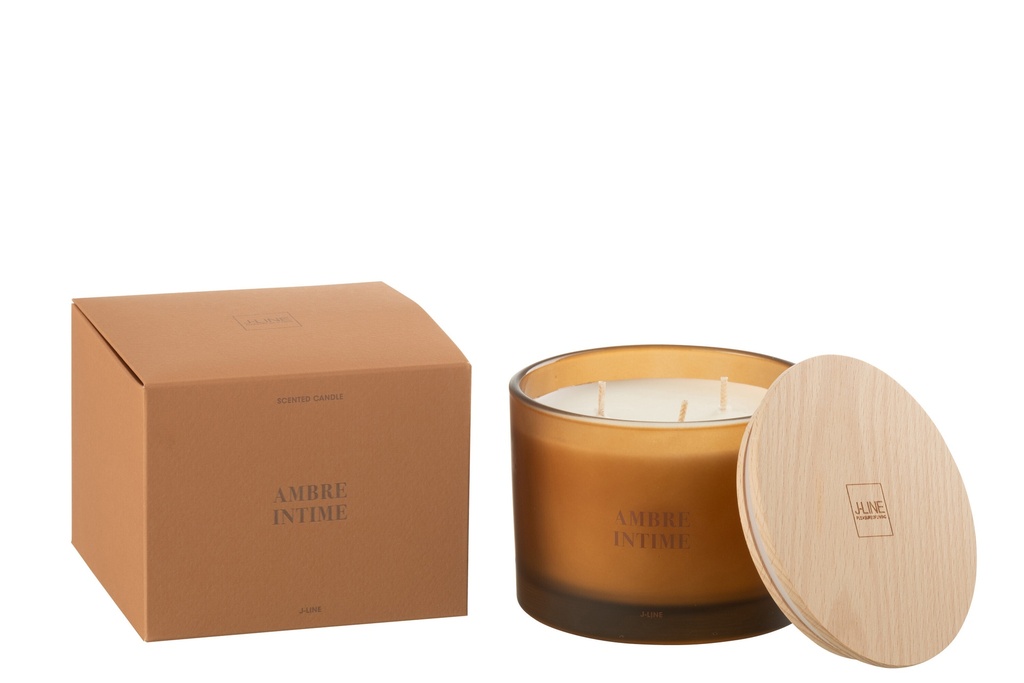 [40615] Bougie Parfumée Accords Essentiels Ambre