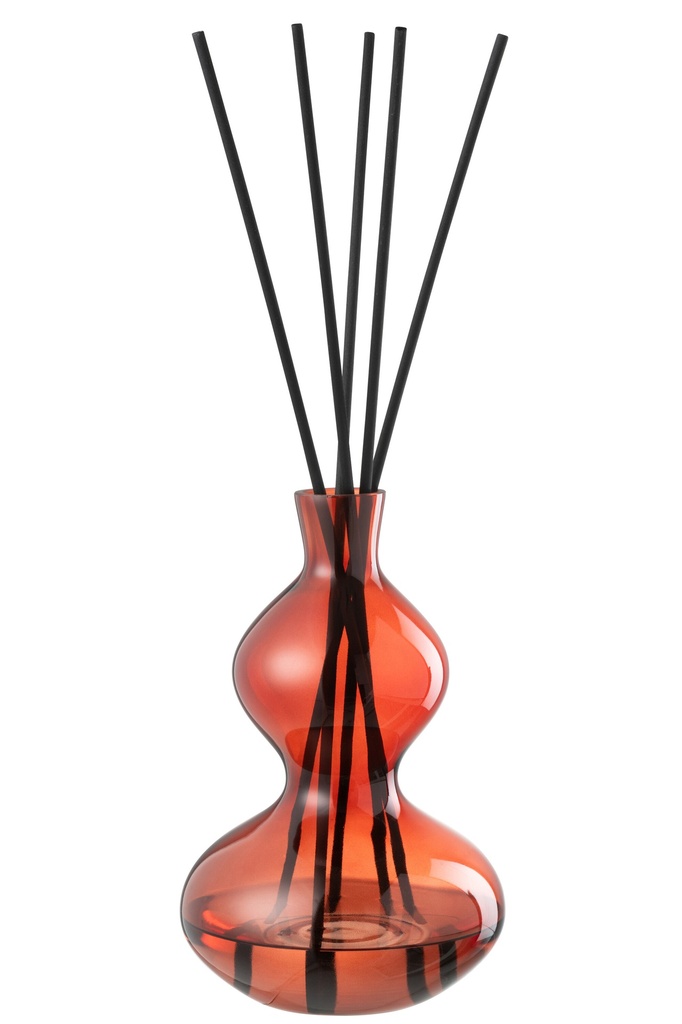 [45504] Huile parfumée Olive & Encens Verre Rouge