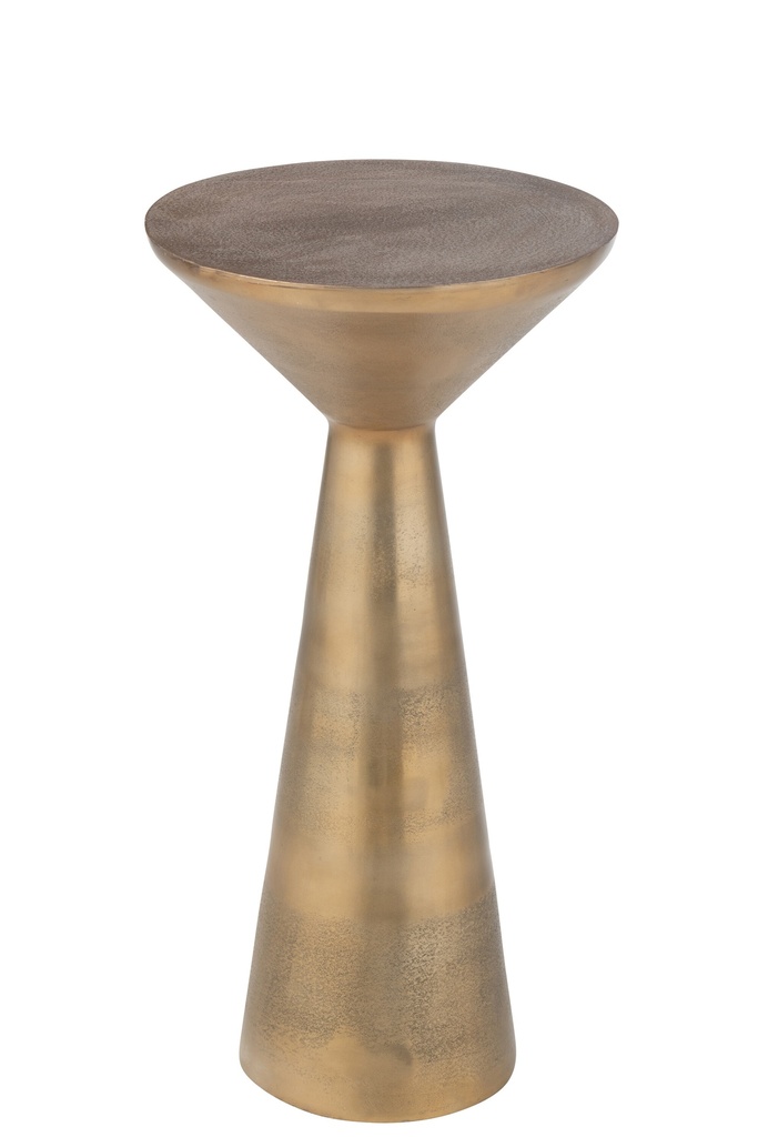 [45950] Table Tri Aluminium Or