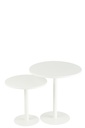 Set Of 2 Side Tables Round
