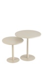Ensemble de 2 tables d'appoint rondes