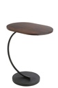 Table d'appoint Swoosh en fer/bois de manguier
