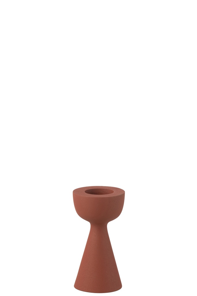 Candle Holder Cone Aluminium Rust