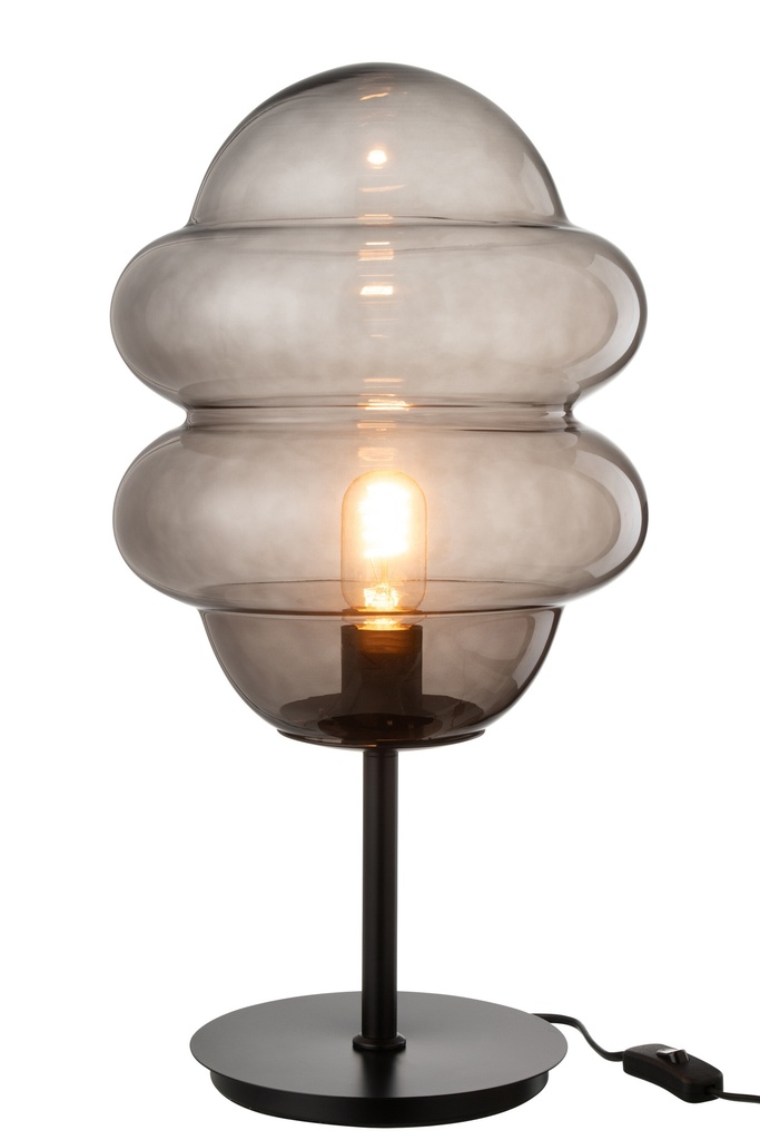 [48796] Table Lamp Honey Spoon Glass