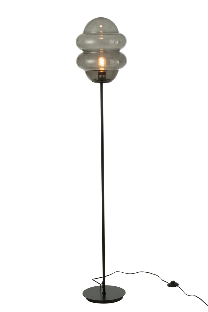 [48797] Floor Lamp Honey Spoon Glass