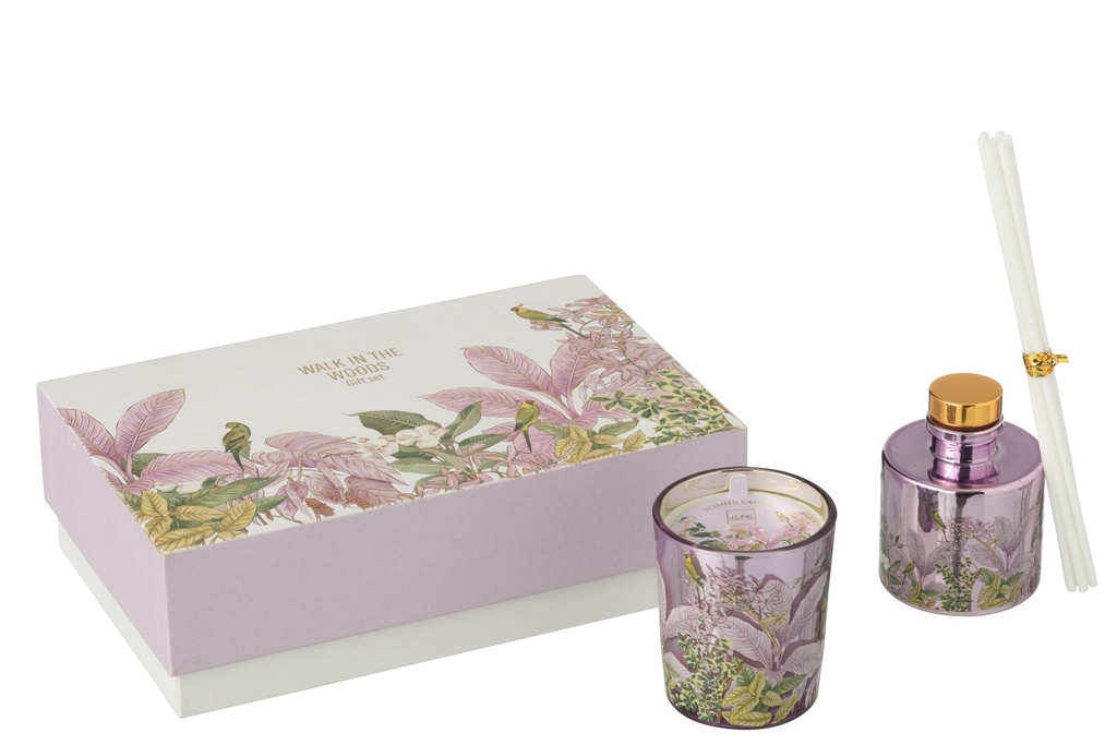 [50714] Coffret cadeau bougie + diffuseur Walk In