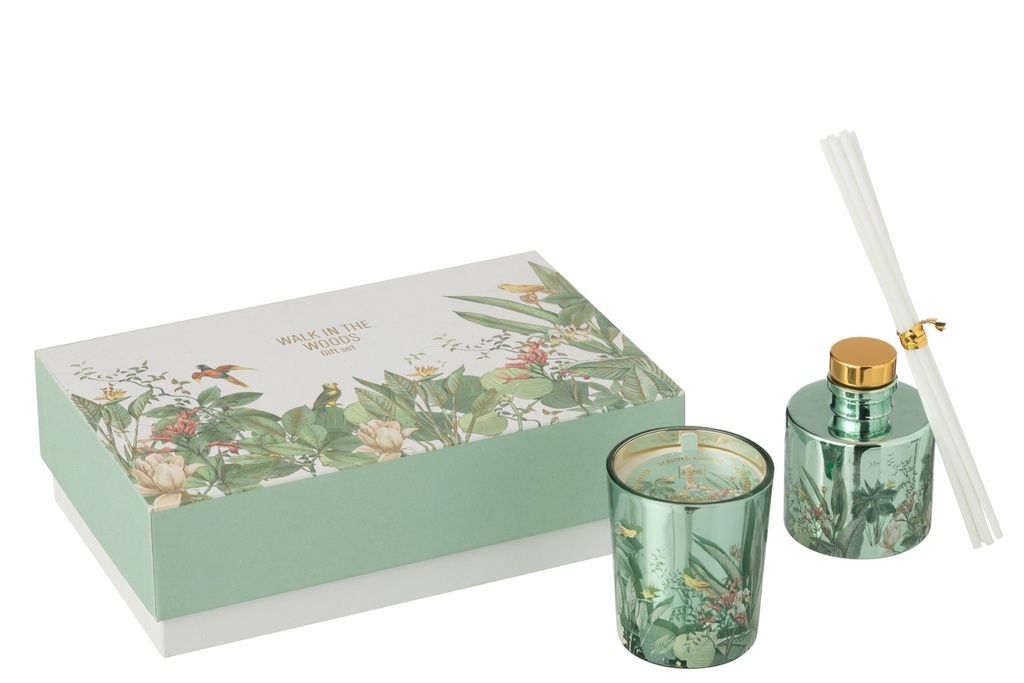 [50718] Coffret cadeau bougie + diffuseur Walk In