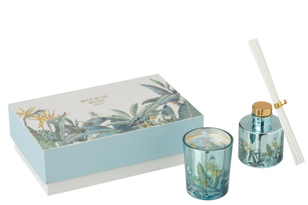 [50722] Coffret cadeau bougie + diffuseur Walk In