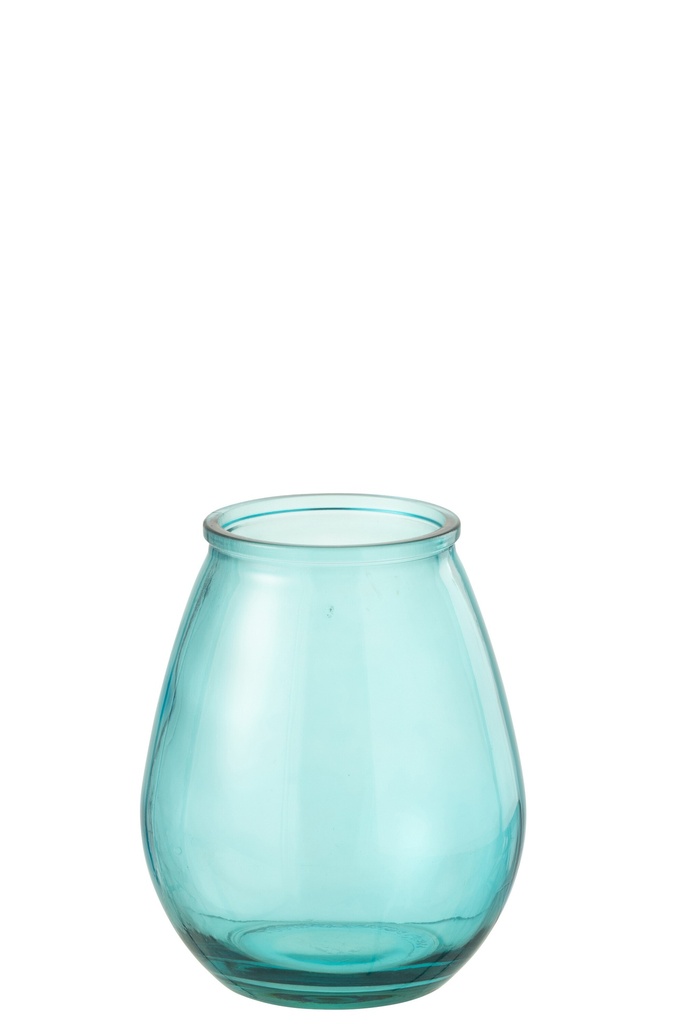 [51211] Vase Oeuf Verre Aqua Petit