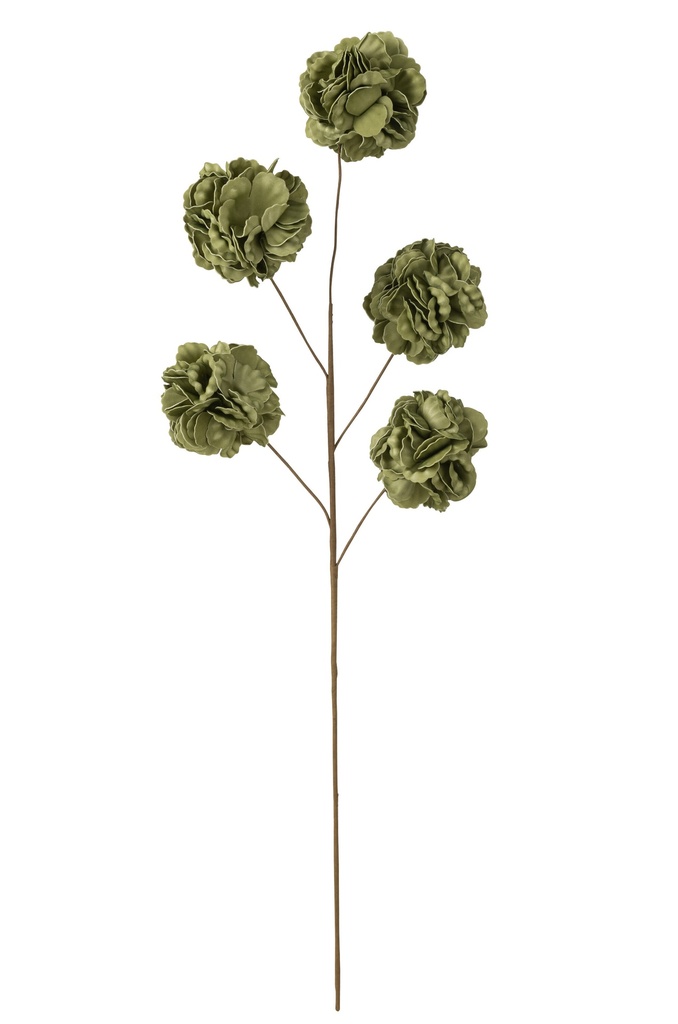 Branche de fleurs 5 pompons EVA