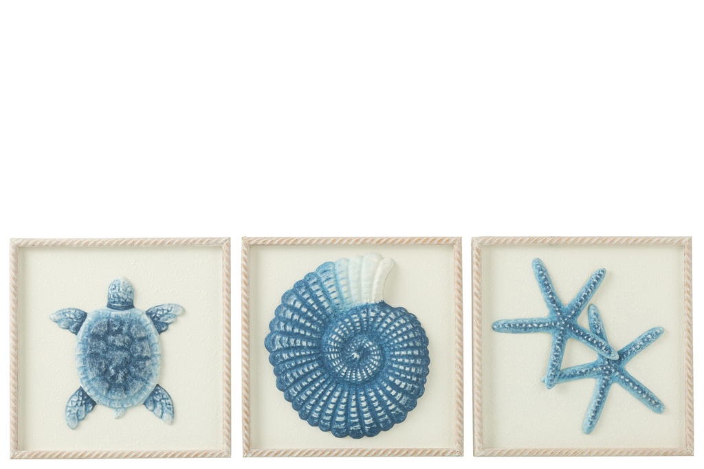 [52515] Wall Decoration Sea Koki MDF/Fir