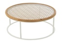 Table basse Mati en bois de sapin/fer