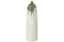 Vase Olea Bottle Olive Green/White